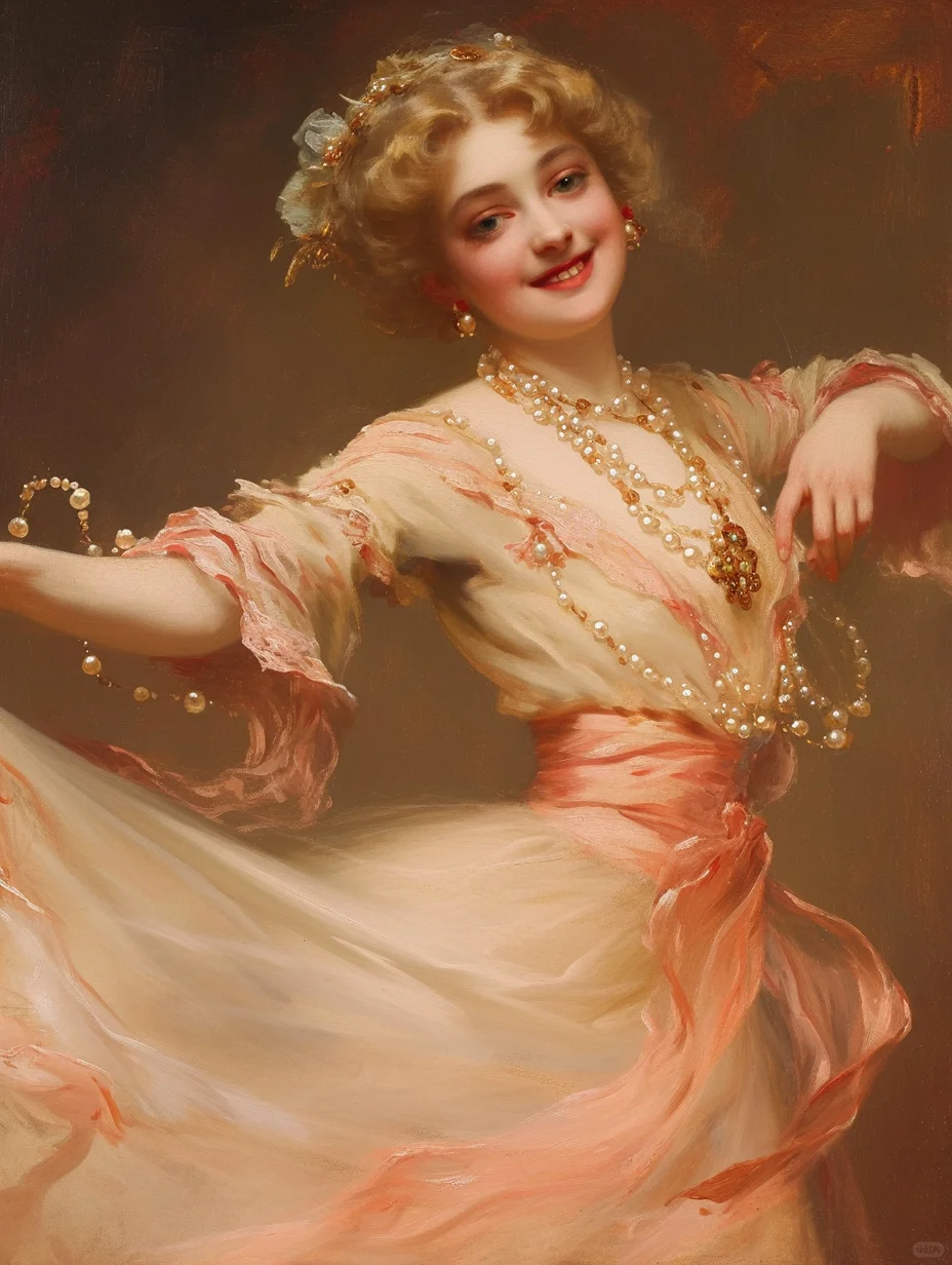 曼妙轻盈：翩翩起舞的贵族名媛 💫