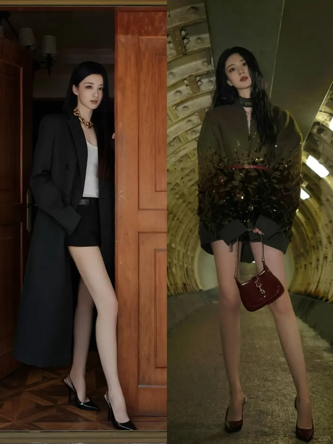 内娱腿精天团集合！这腿长我直接惊掉下巴