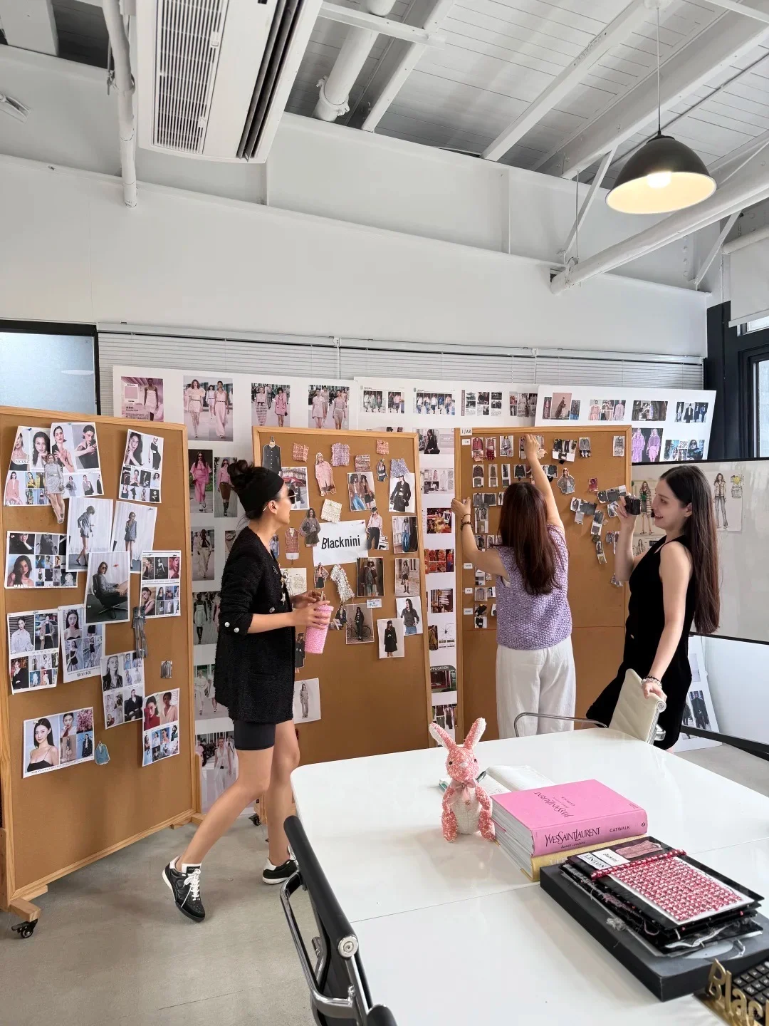 女明星ootd✨一眼爱的粗花呢运动感Look