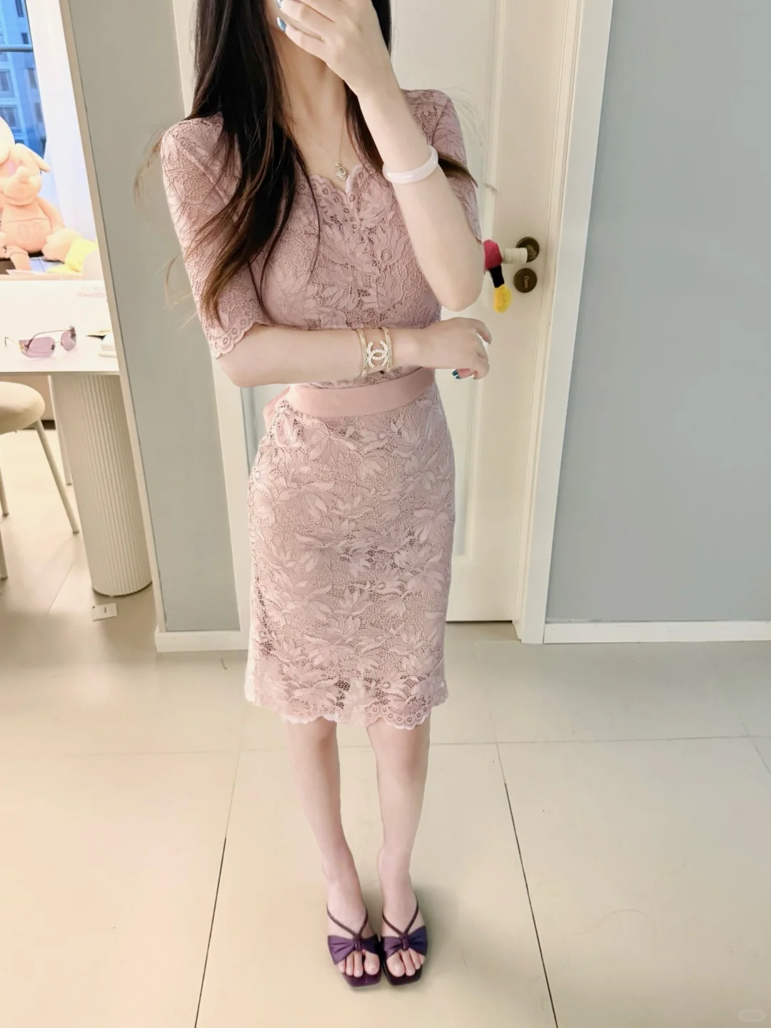 柔粉蕾絲🩰🎀韵味这一块/.