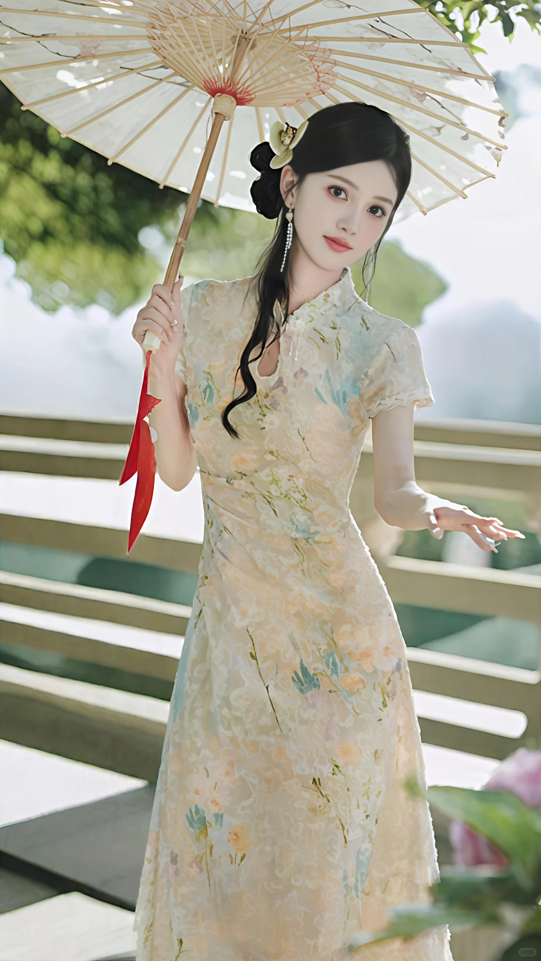 绝色旗袍美人，一眼万年🌸