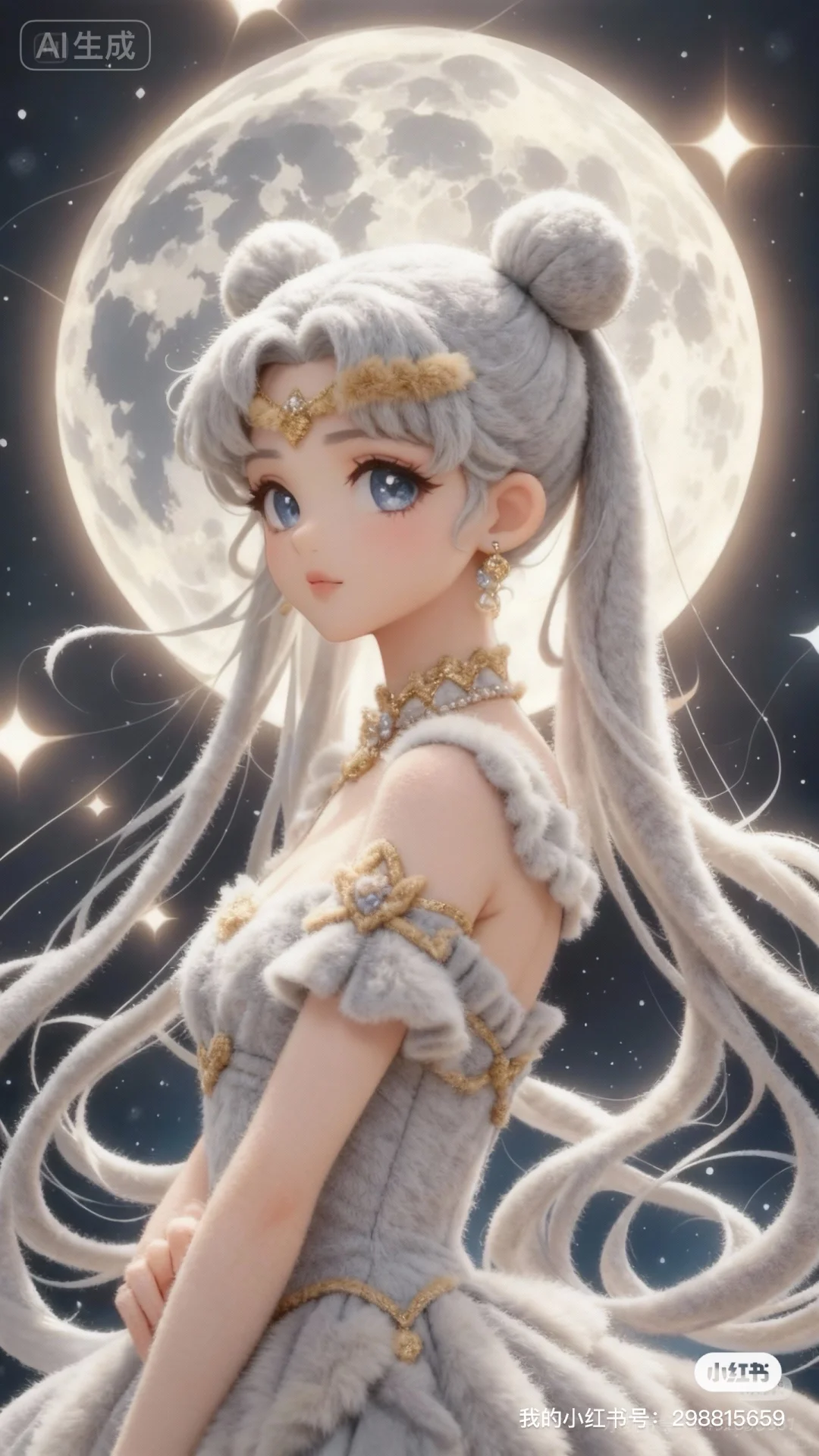 软fufu🍰毛绒绒的水冰月手机壁纸又来了❤️