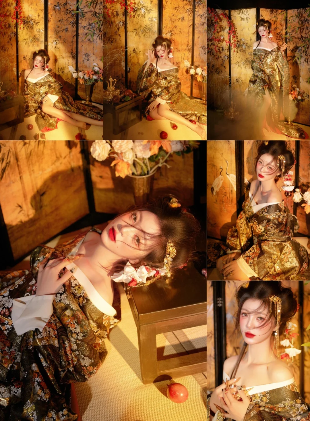 👘 风情万种 妖艳花魁，媚而不妖✨