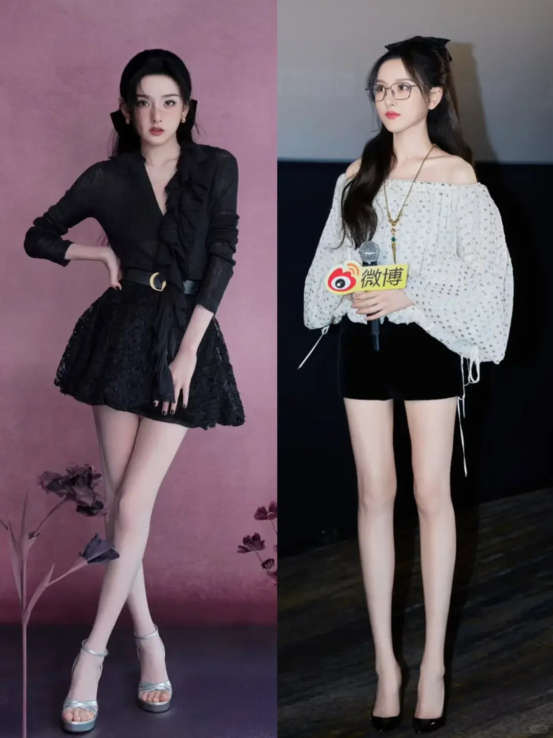 内娱腿精天团集合！这腿长我直接惊掉下巴