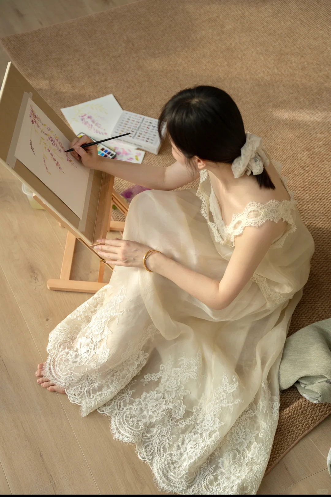 女孩子也太美好了叭 治愈的画面🦢