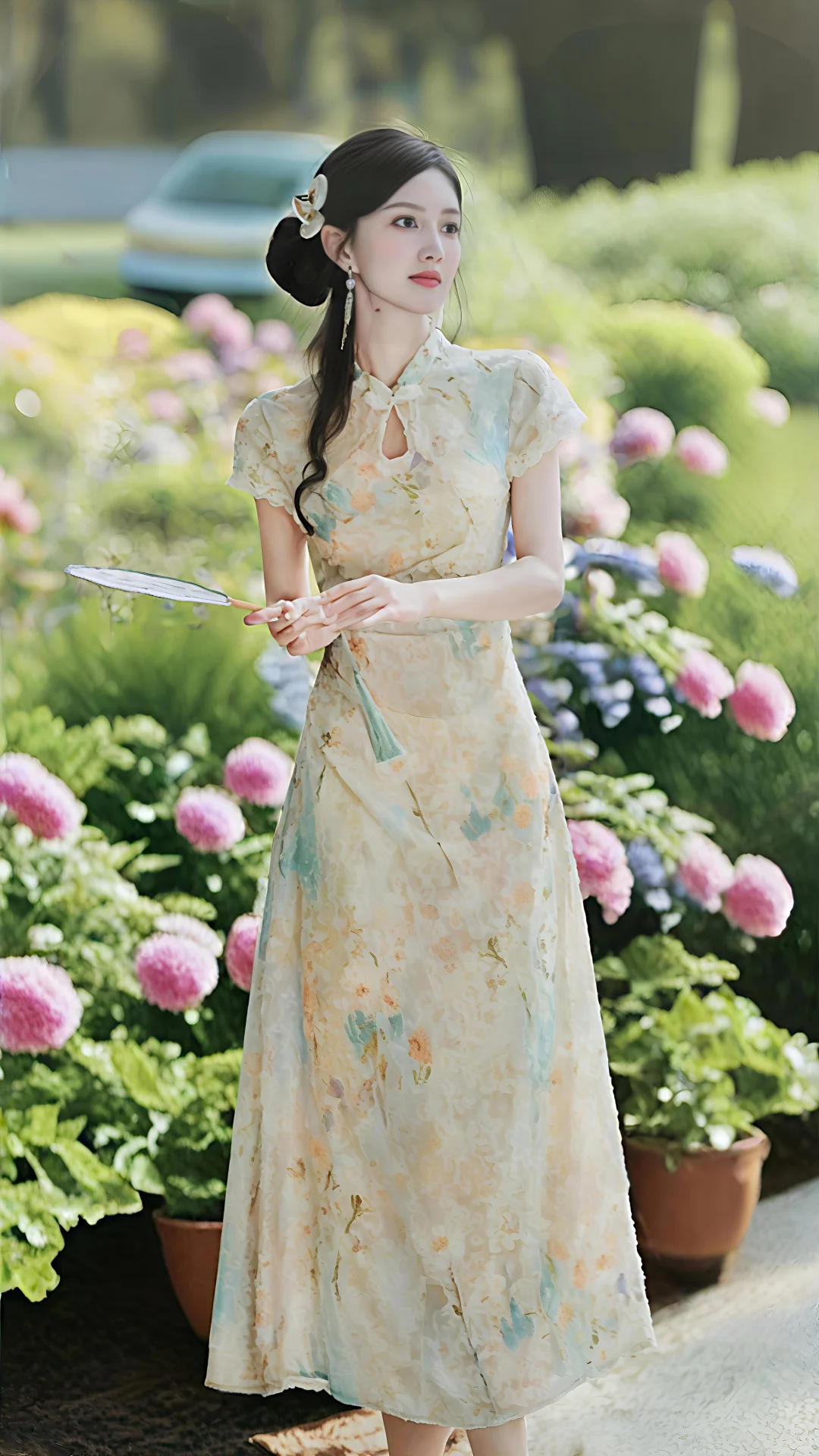 绝色旗袍美人，一眼万年🌸