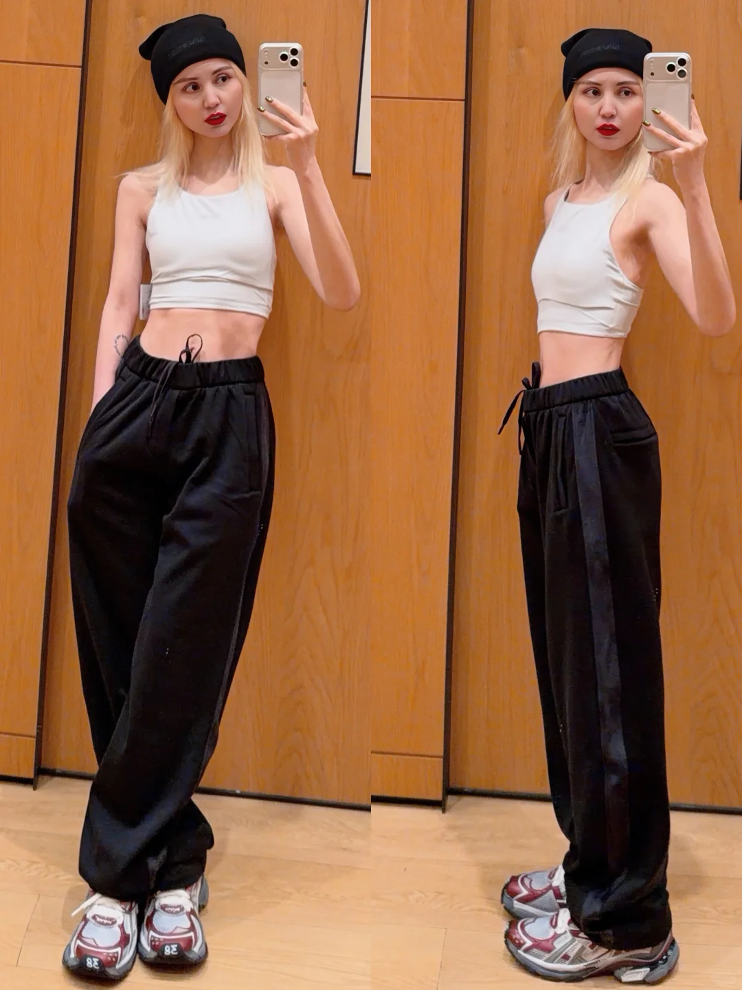 Energy蒸汽灰/女士高领口长款运动内衣