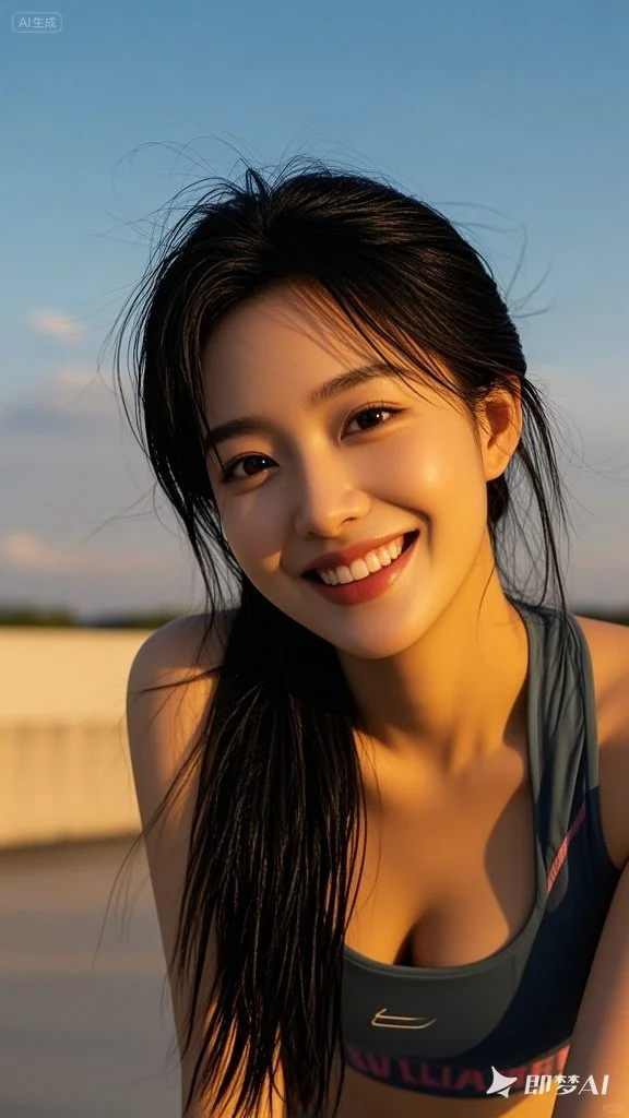 是阳光和运动给的绝美胶原