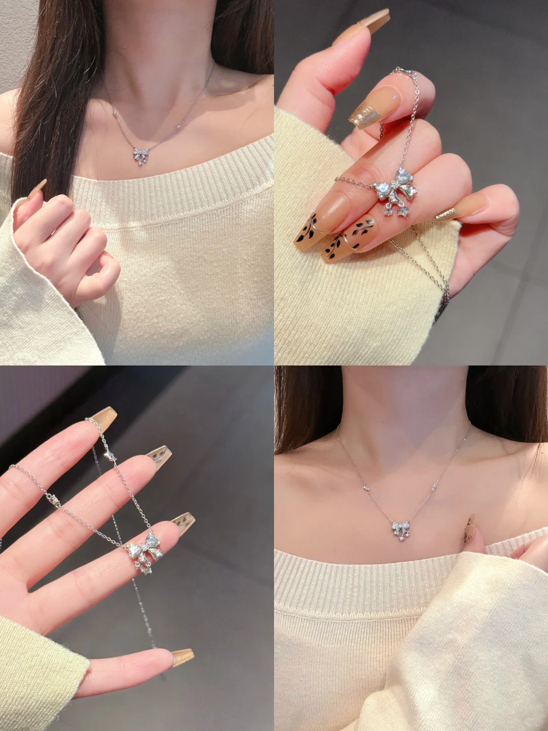 女大学生双11分享｜蝴蝶结🎀项链又纯又嗲！✨