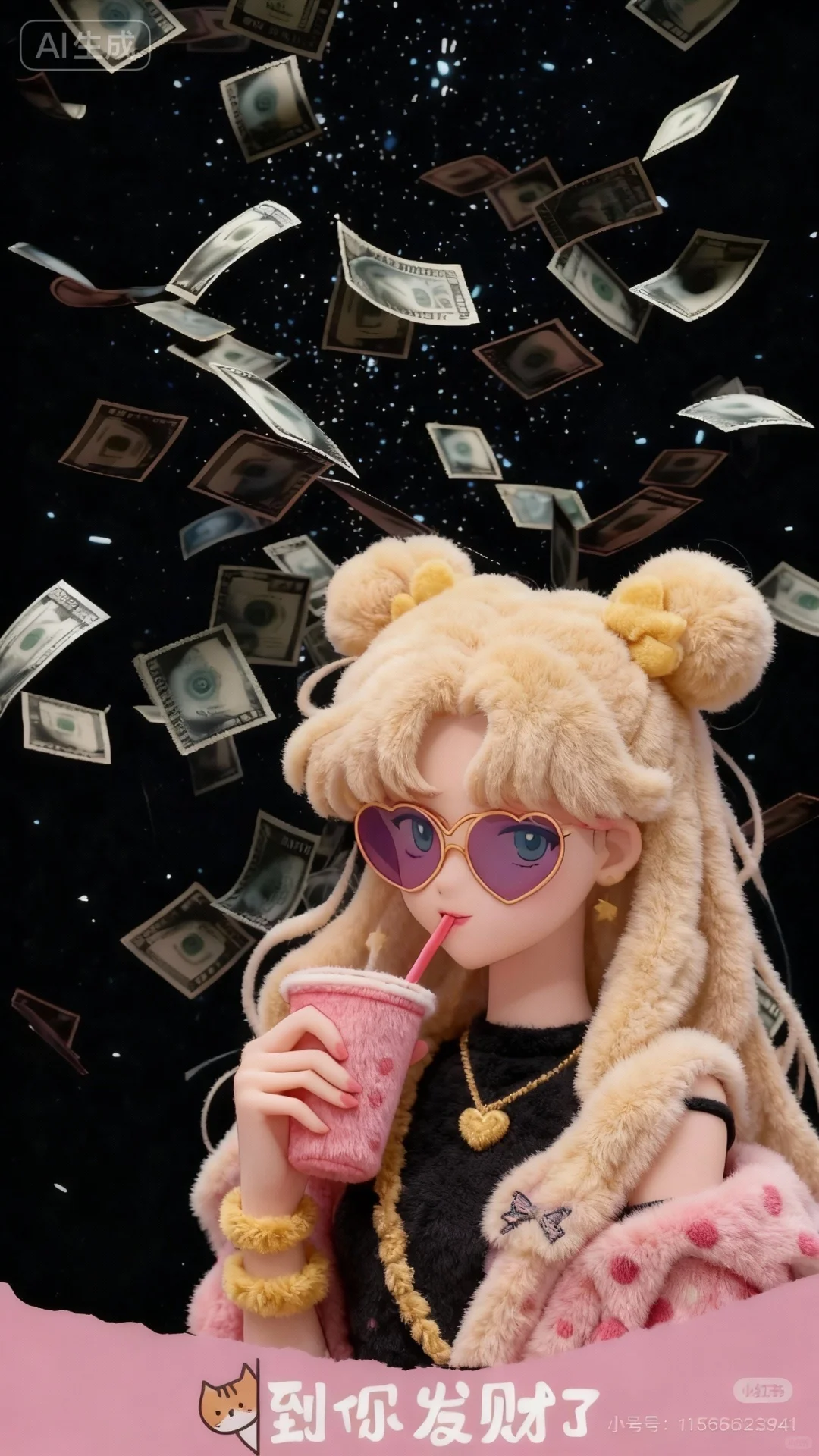 软fufu🍰毛绒绒的水冰月手机壁纸又来了❤️