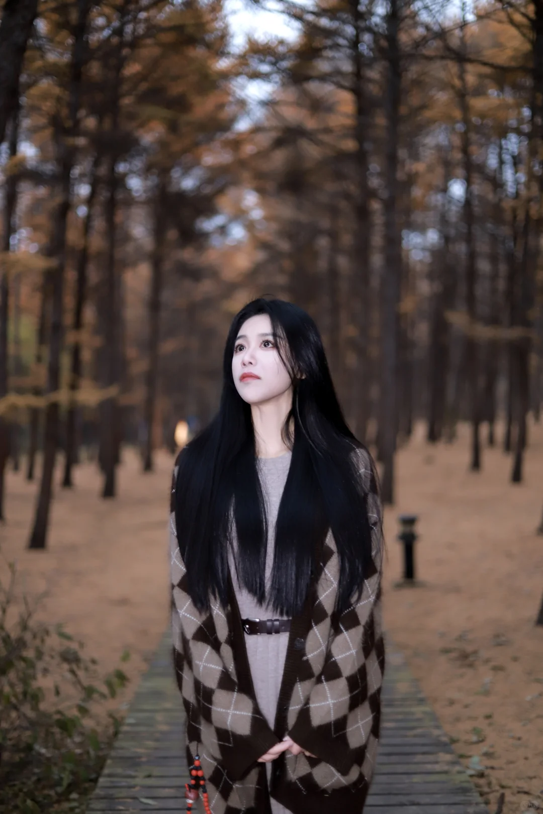 哈尔滨女摄约拍客片|人间忽晚，山河已秋