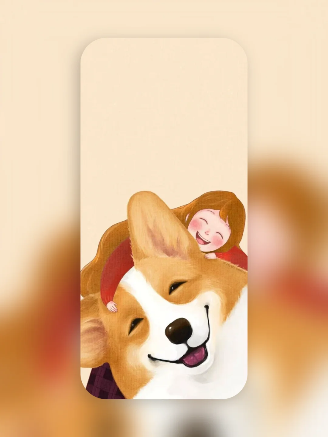 手机壁纸｜柯基