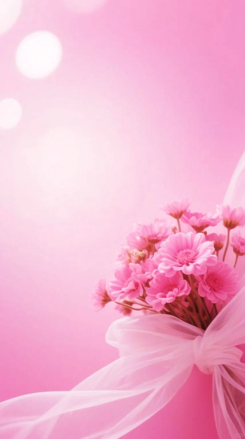 🌸 唯美粉色系少女心壁纸，让你的手机屏