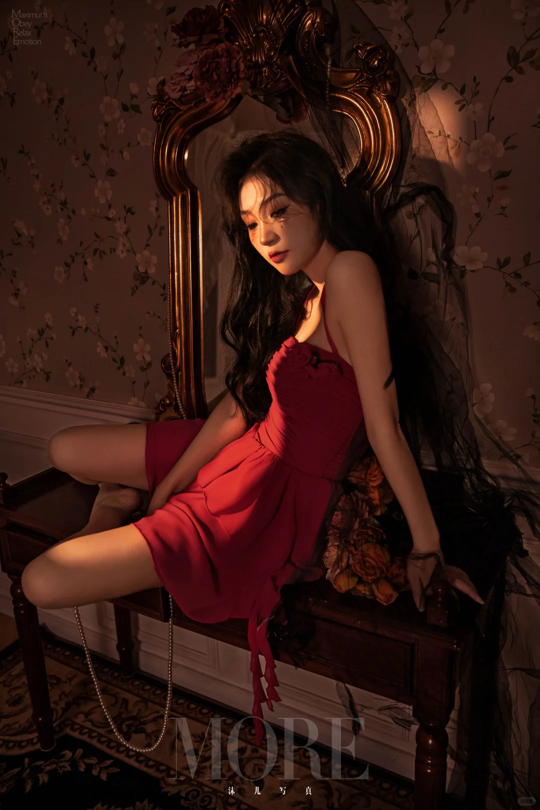 私房写真📸红裙氛围感拉满‼️太顶啦