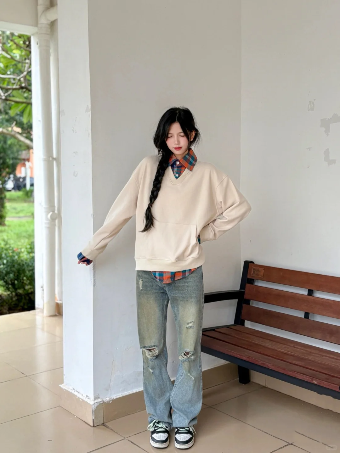 172女大一周上课穿什么～