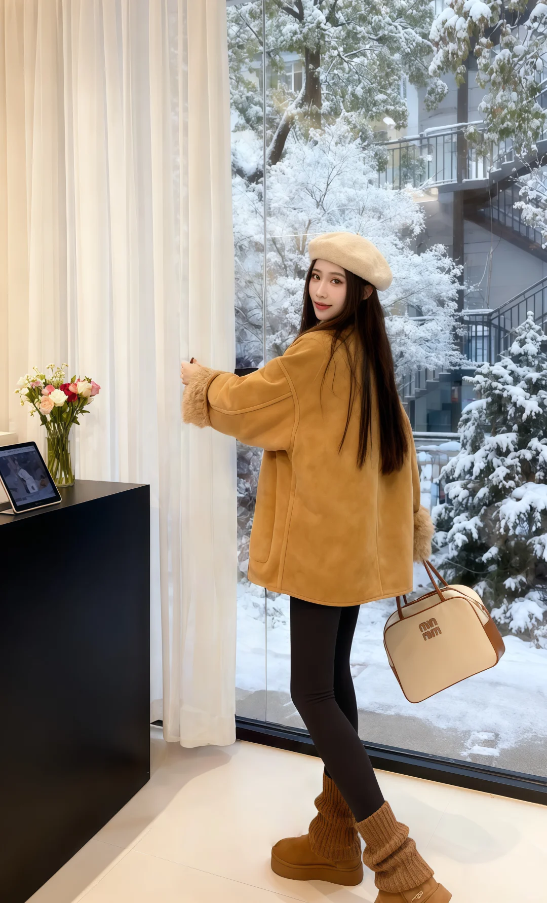 今天的通勤穿搭～好有许妍的感觉