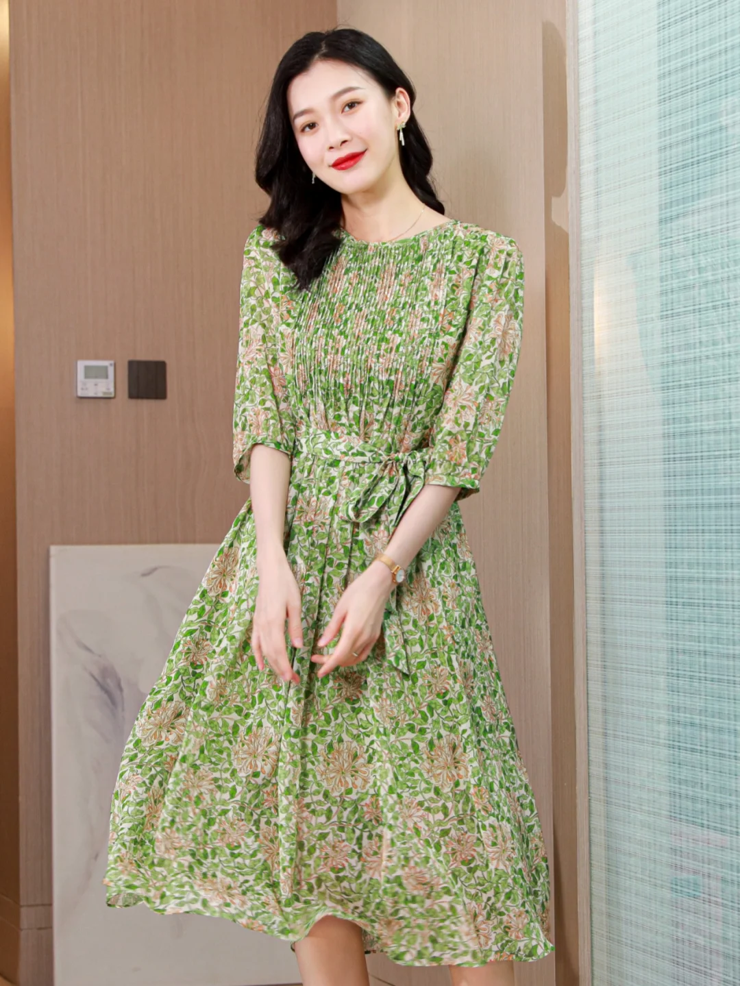 曼妙优雅女人味 高级感桑蚕丝连衣裙👗