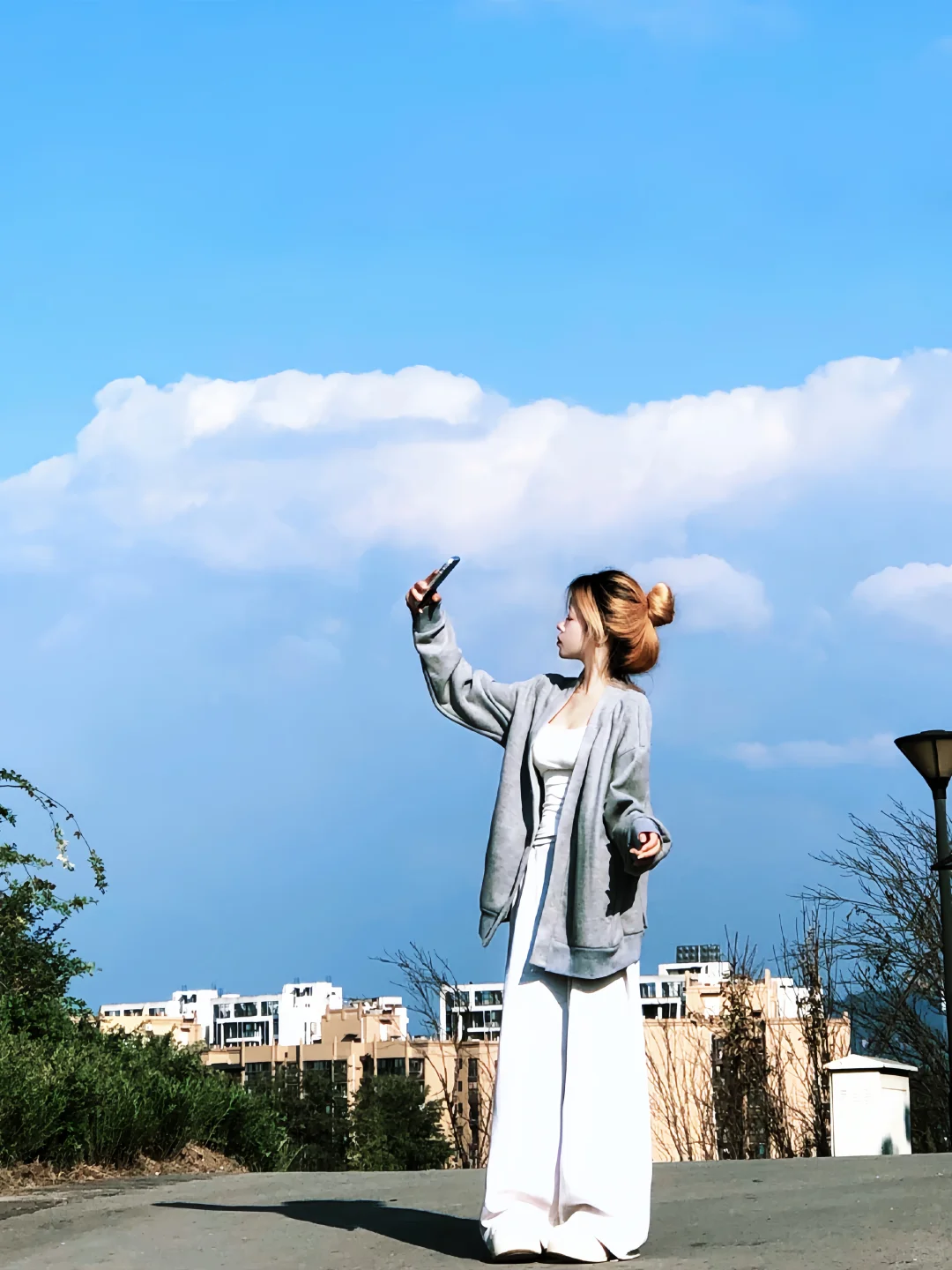 156小个子女大学生慵懒风穿搭！📷