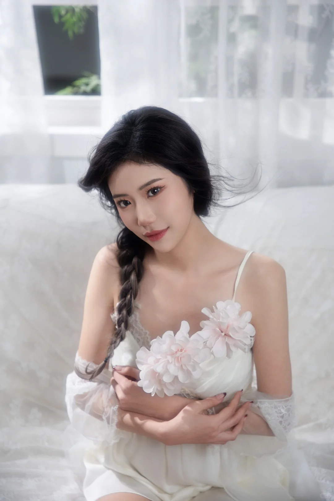 大学生模特体验超仙轻私房风格