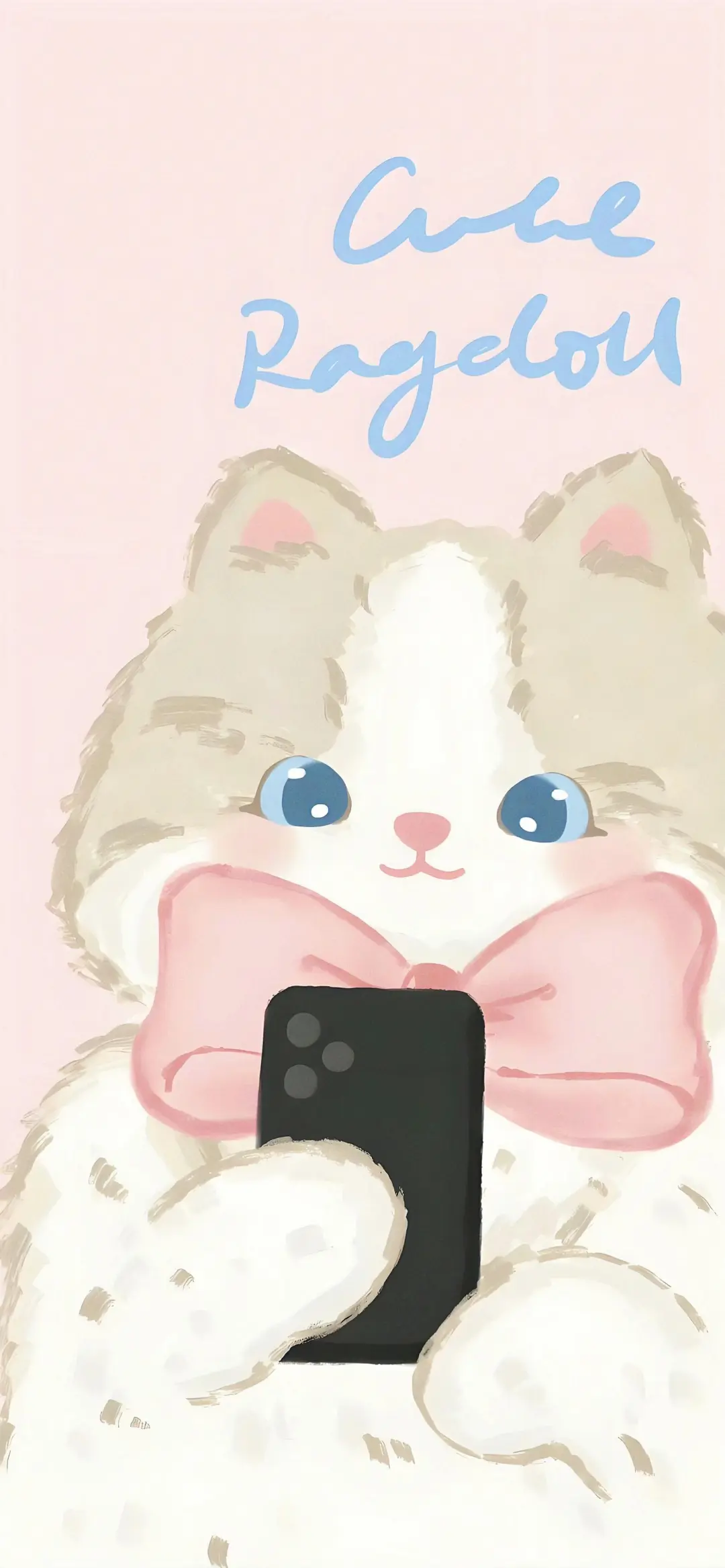 谁能拒绝会歪头杀的小猫壁纸？