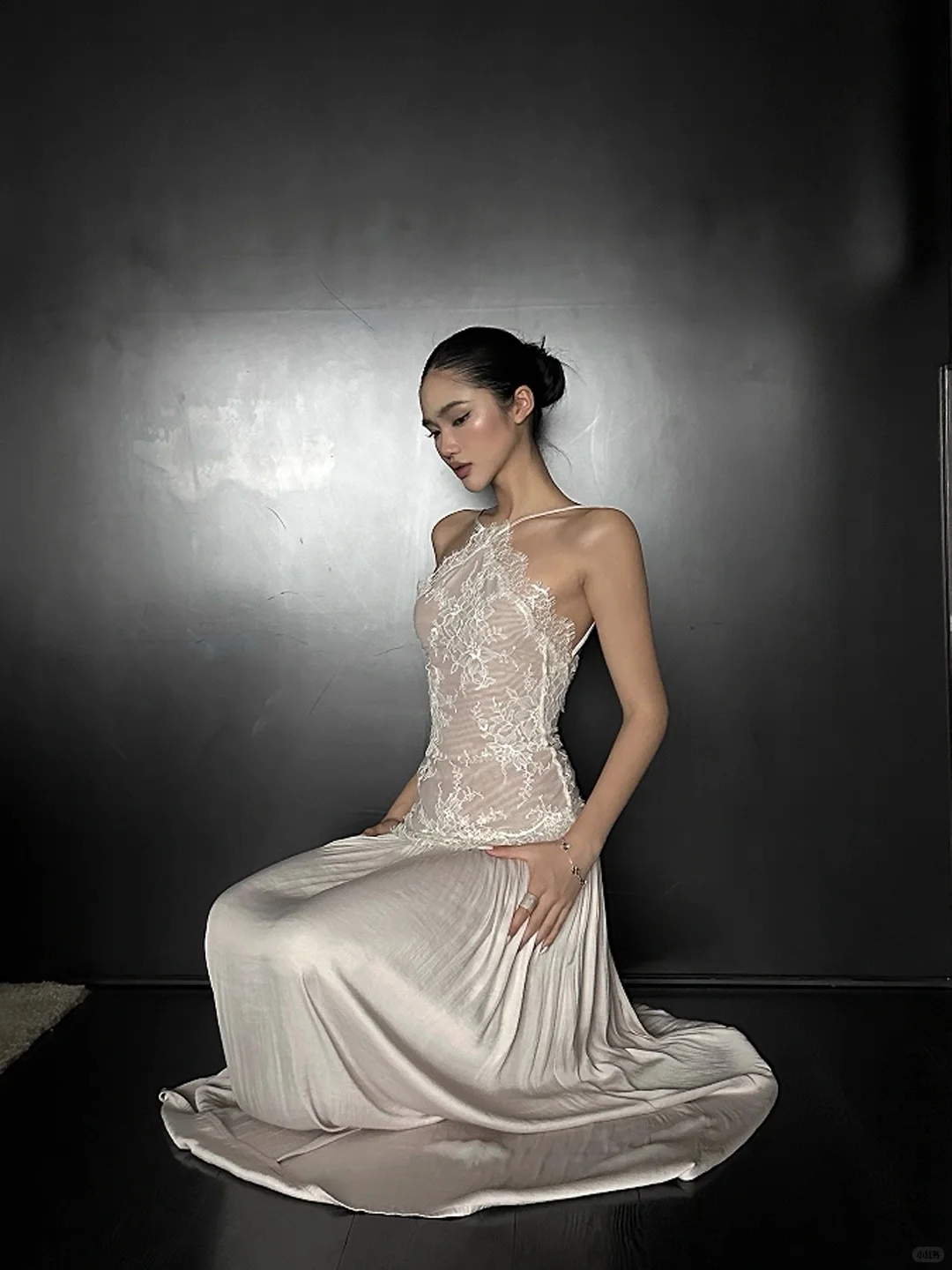 巨好看的蕾丝拼接吊带长裙，夏日心动之选💗