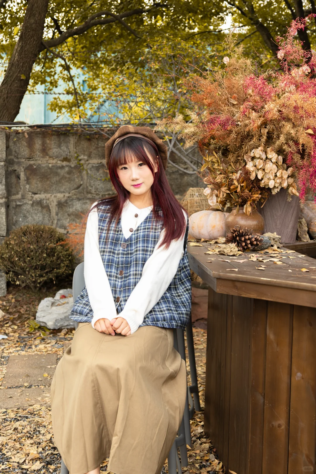 一杯咖啡☕️打翻了秋天调色盘