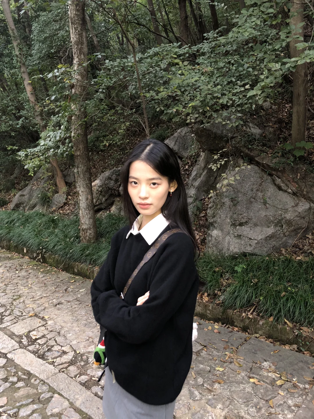 在秋天的公园里🍂