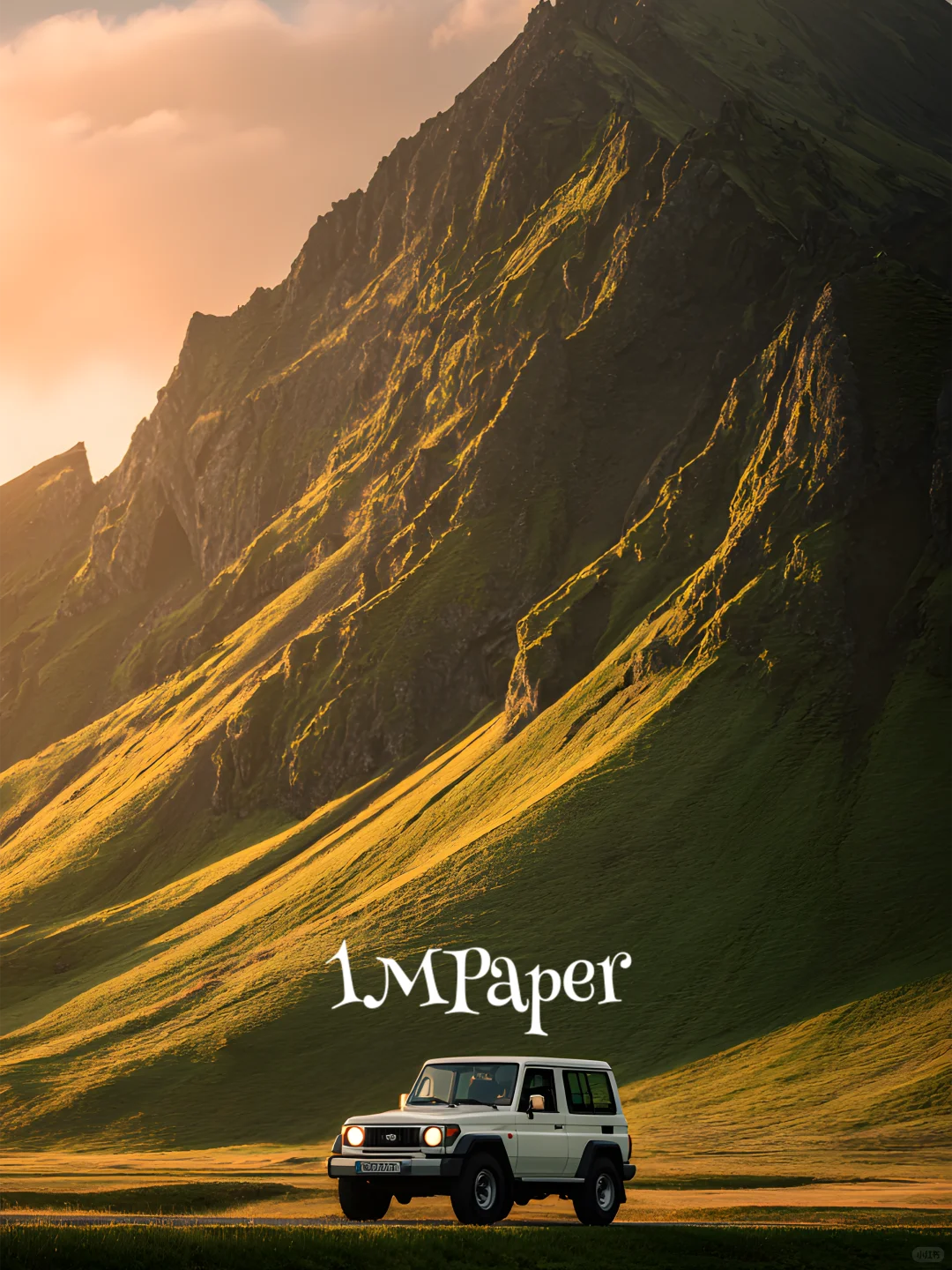 复古越野车 l 高山日落