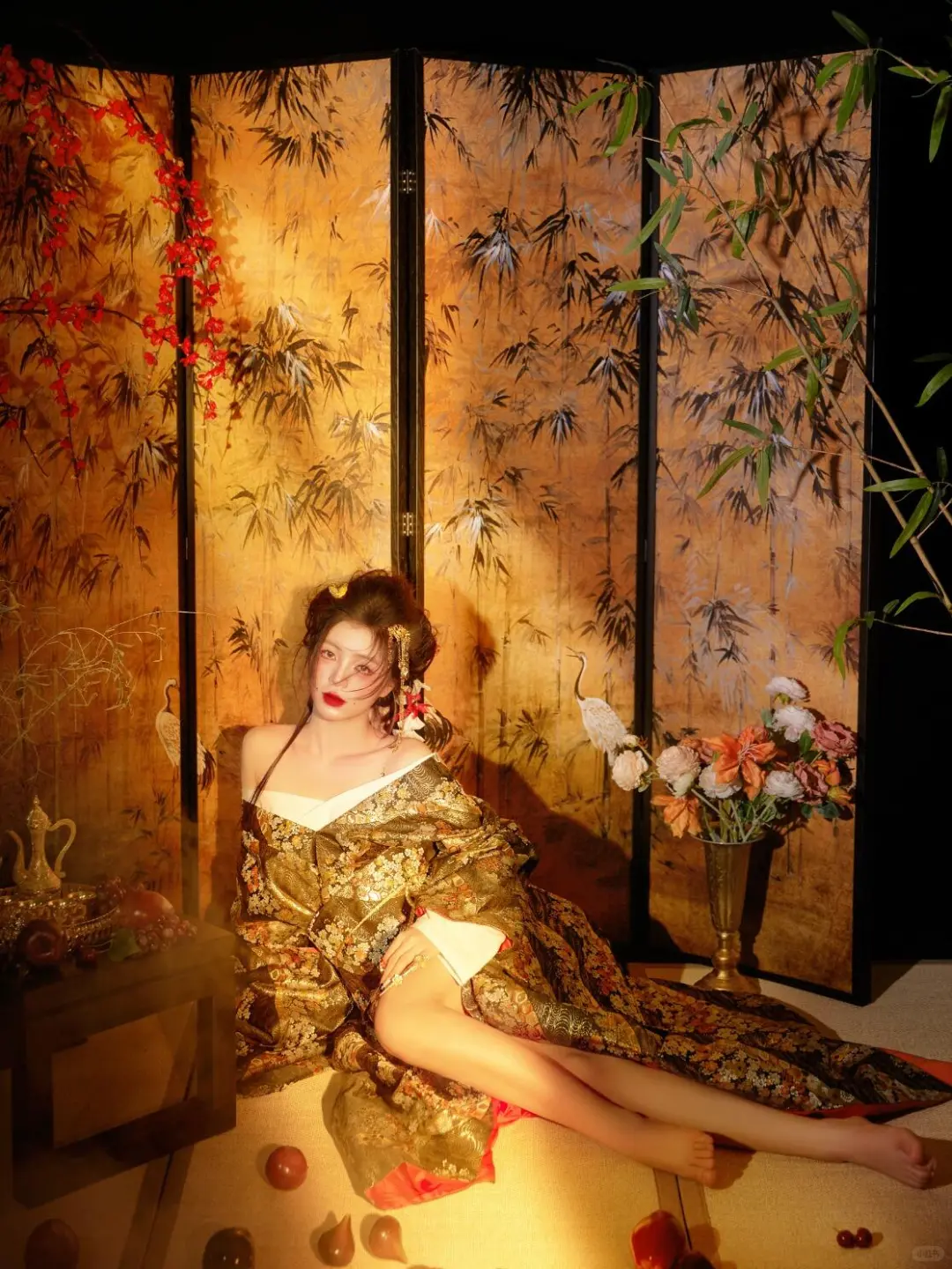 👘 风情万种 妖艳花魁，媚而不妖✨