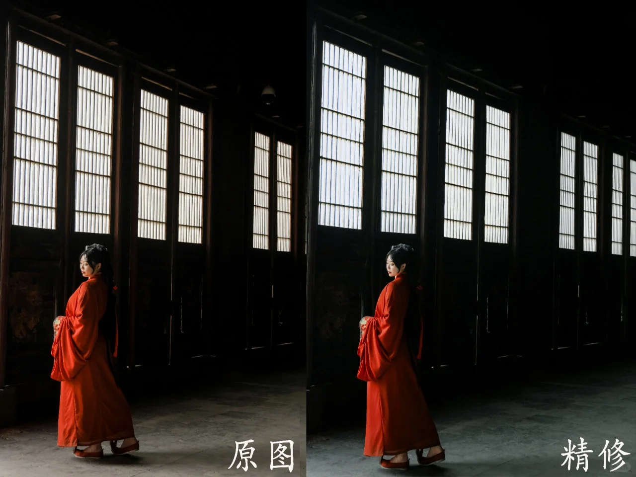 终于知道锦州奉国寺战国袍怎么修图调色了！