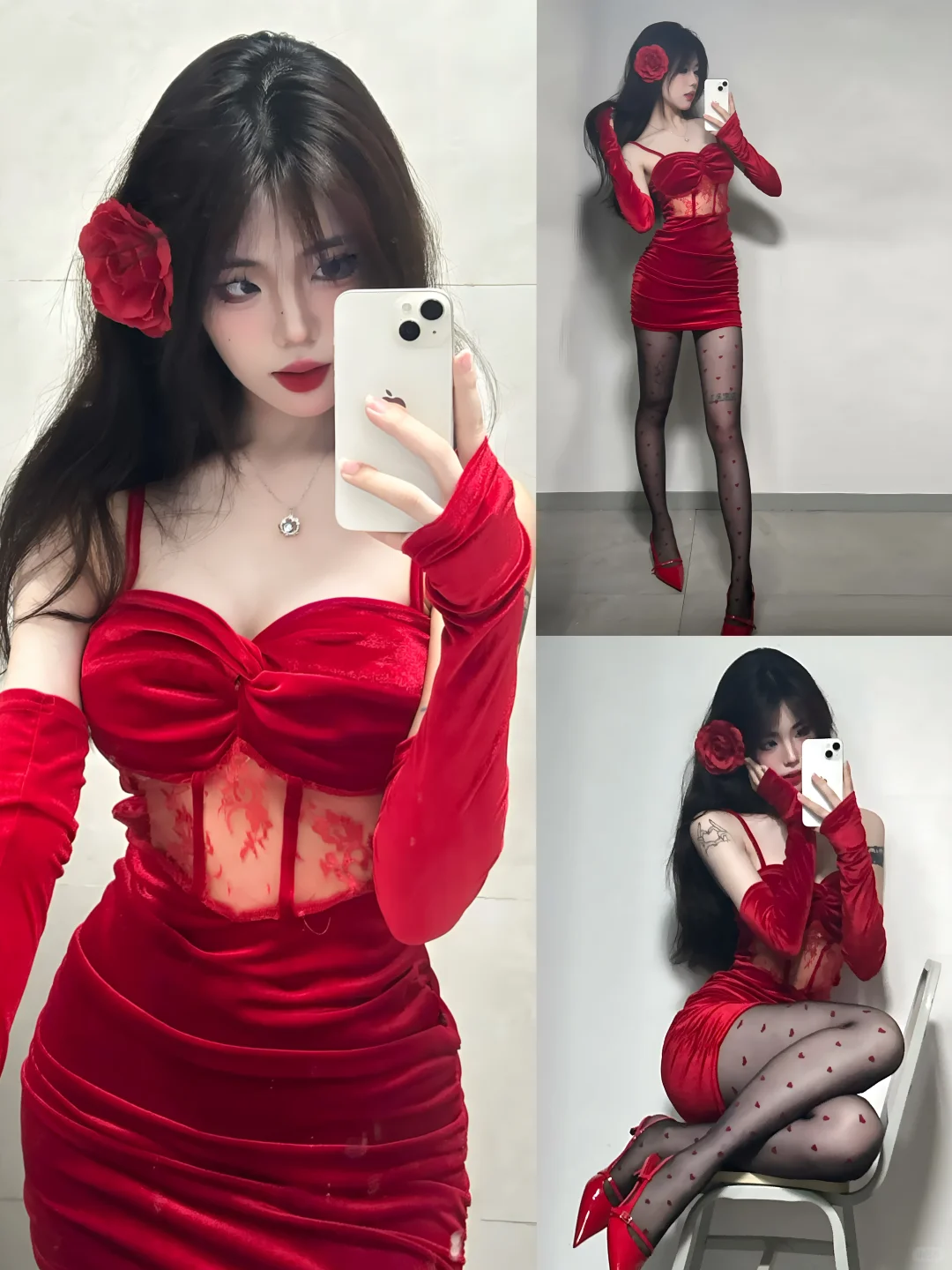 只要37‼️拿下绝美约会红裙