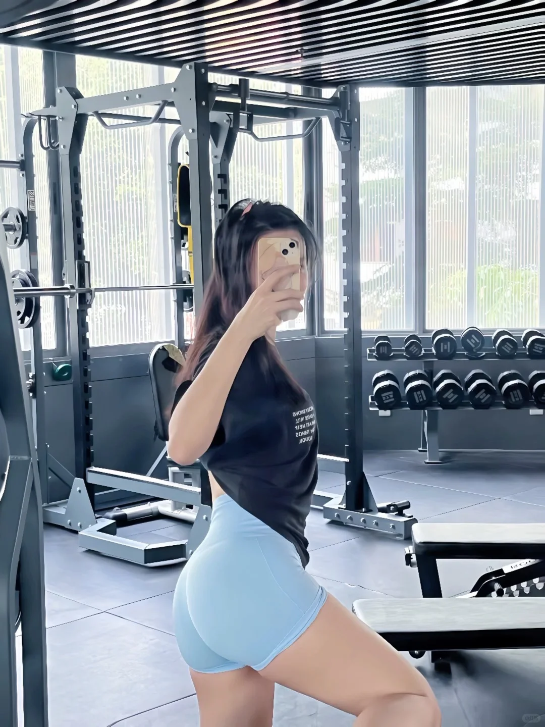 这个女生，真的太会健身了！