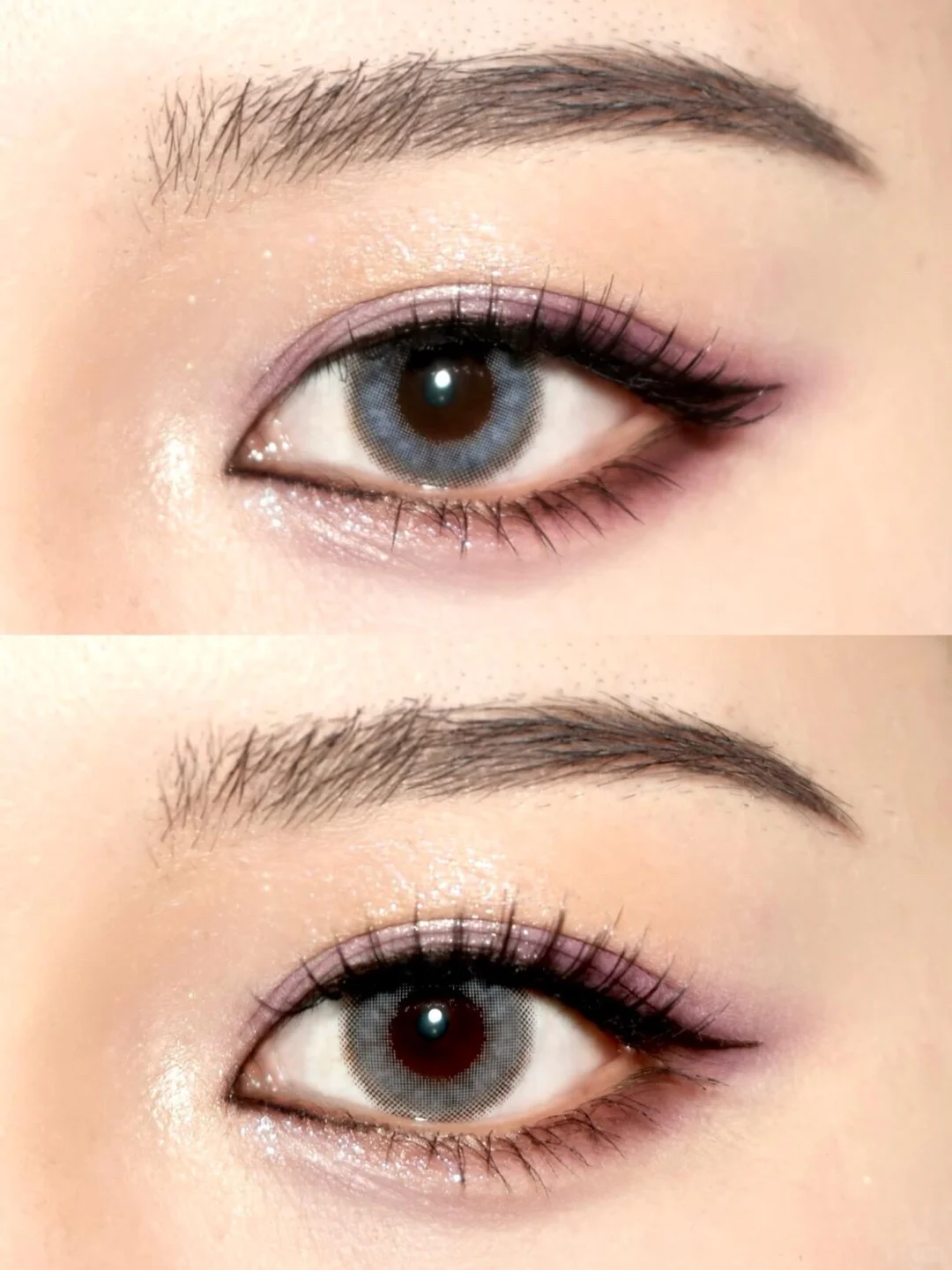 宁艺卓仿妆｜女团感假睫毛说的就是水光黑吧！