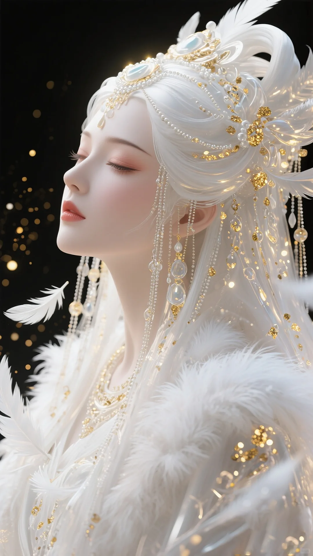 好美！好仙！好冷艳！好……好绝！