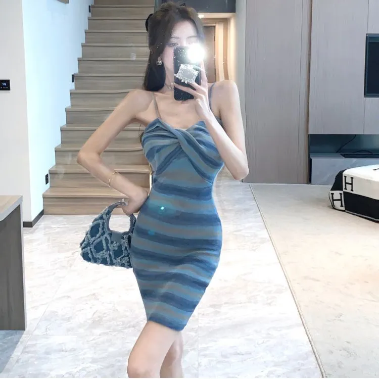 彩虹辣妹吊带裙🌈