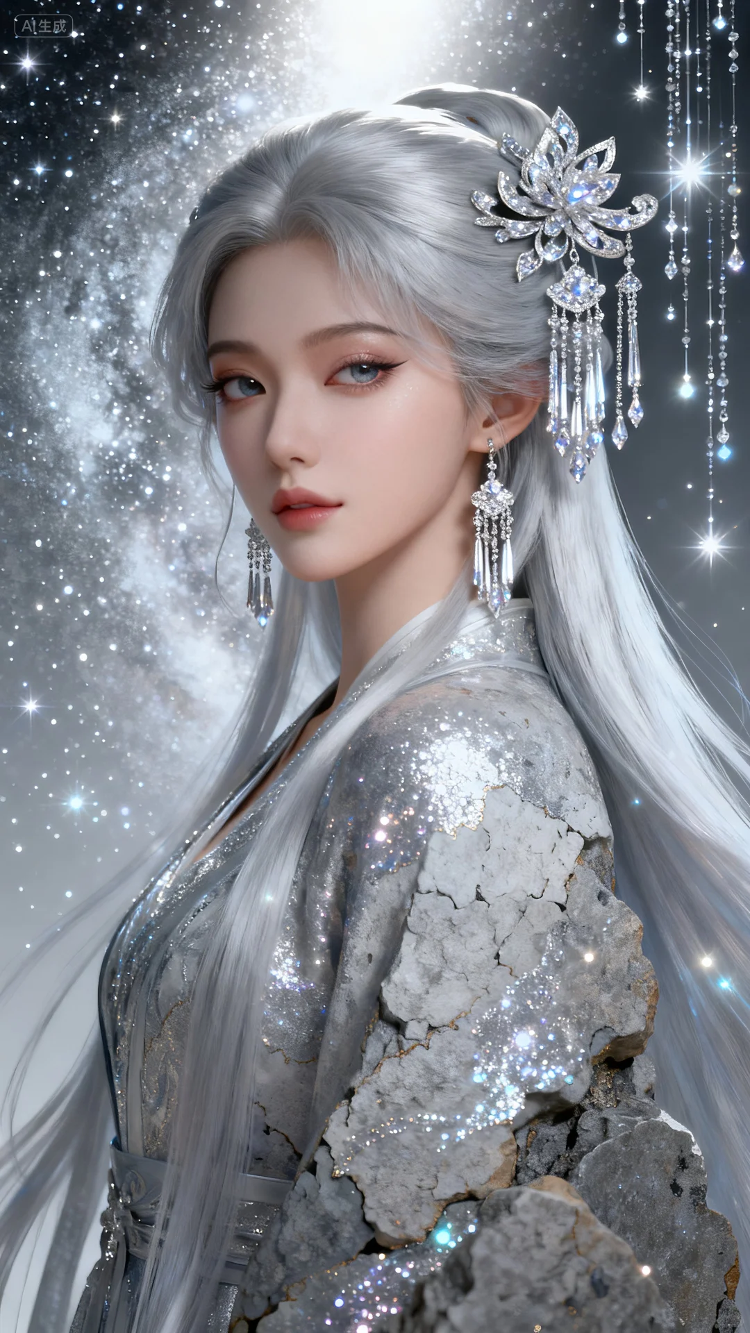 明眸善睐，美不胜收的古风美女