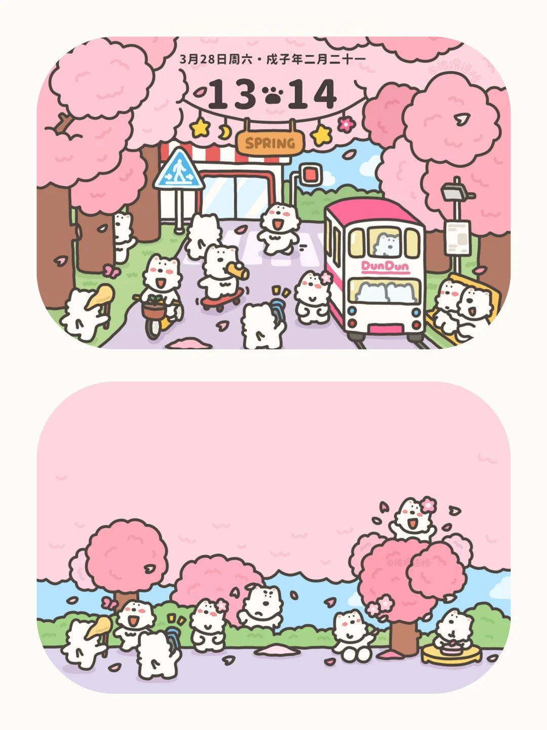 好可爱的iPad壁纸！