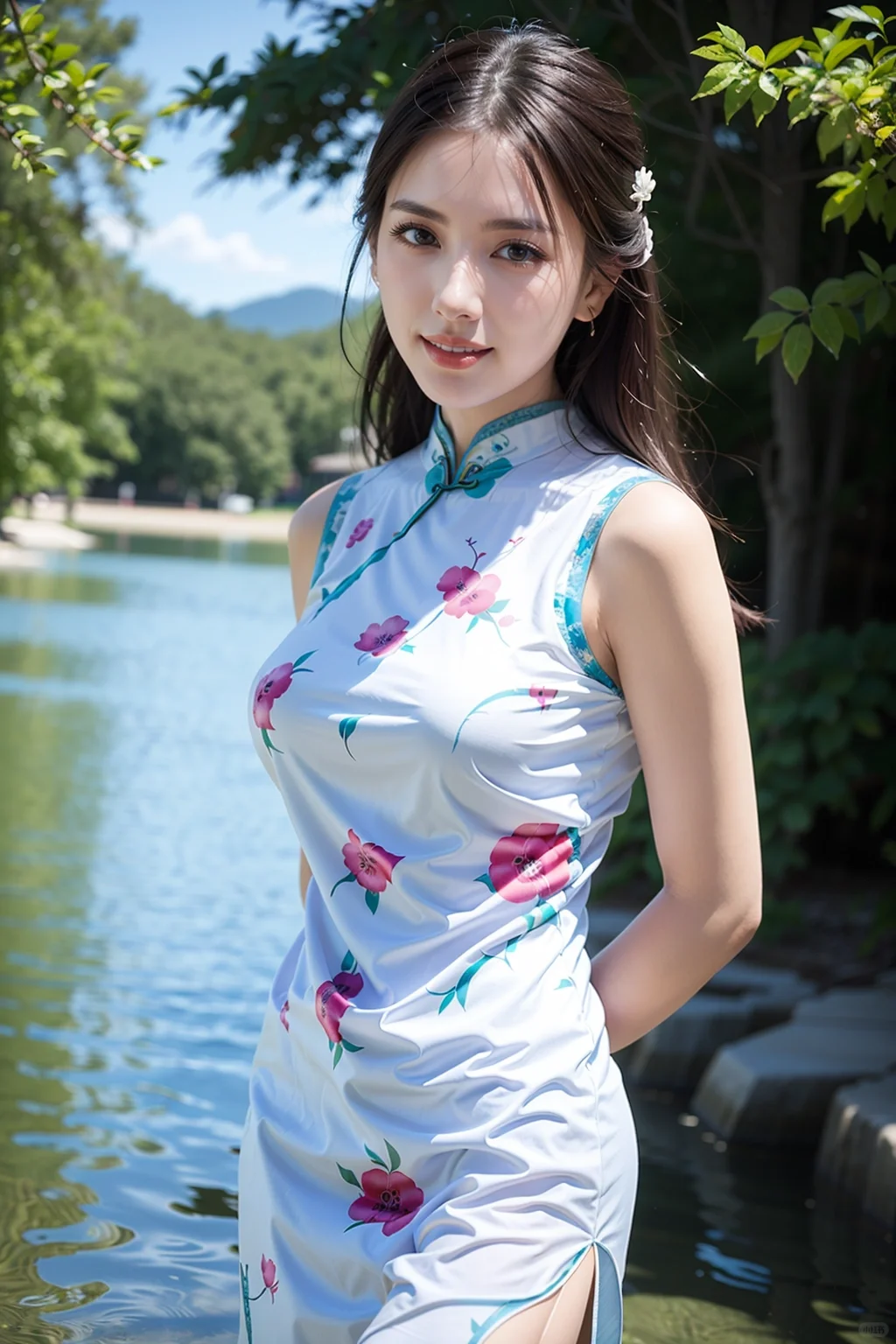 旗袍尽显体态美，女人味