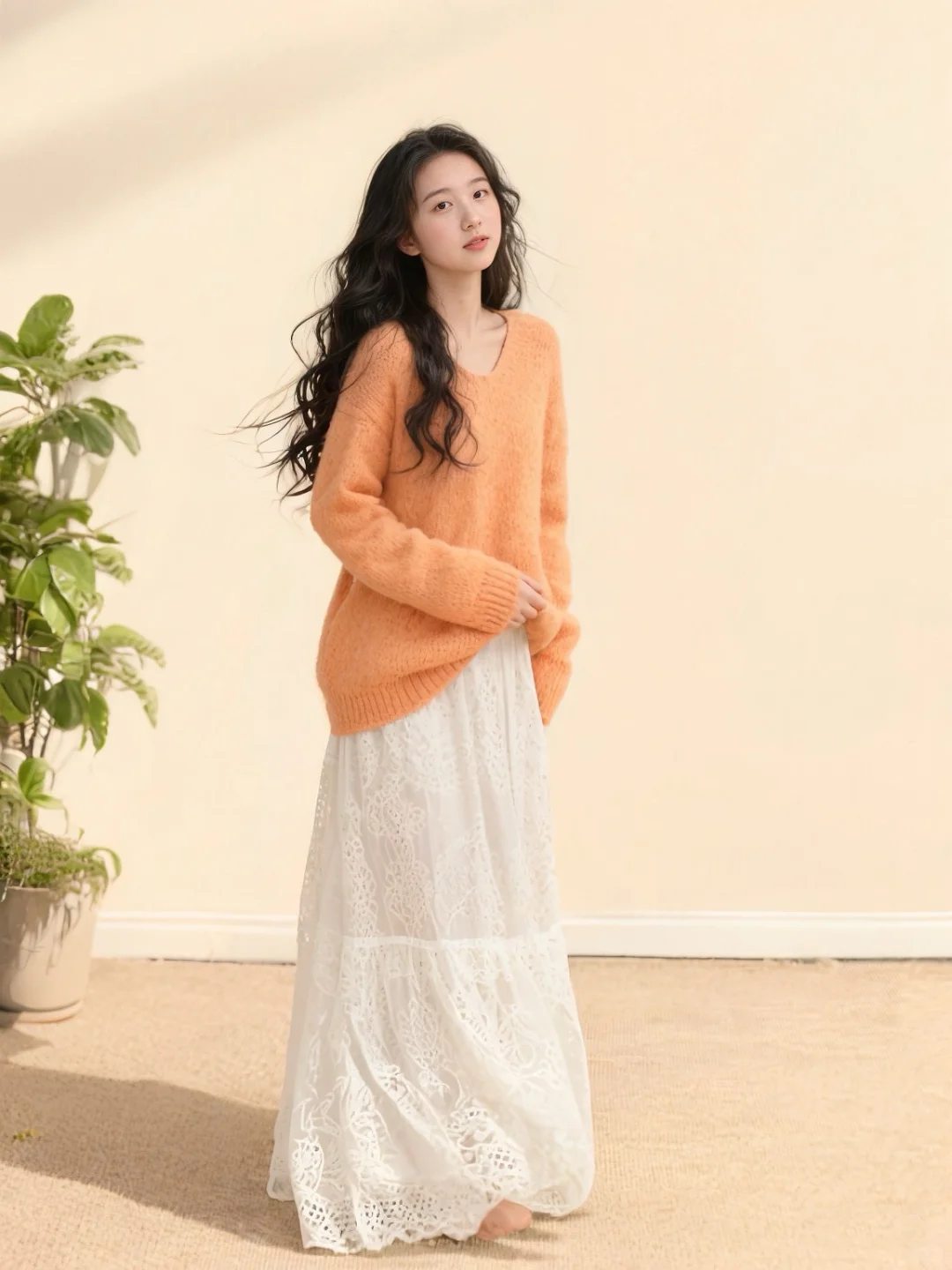 周末宅家氛围感穿搭，把松弛感焊在身上