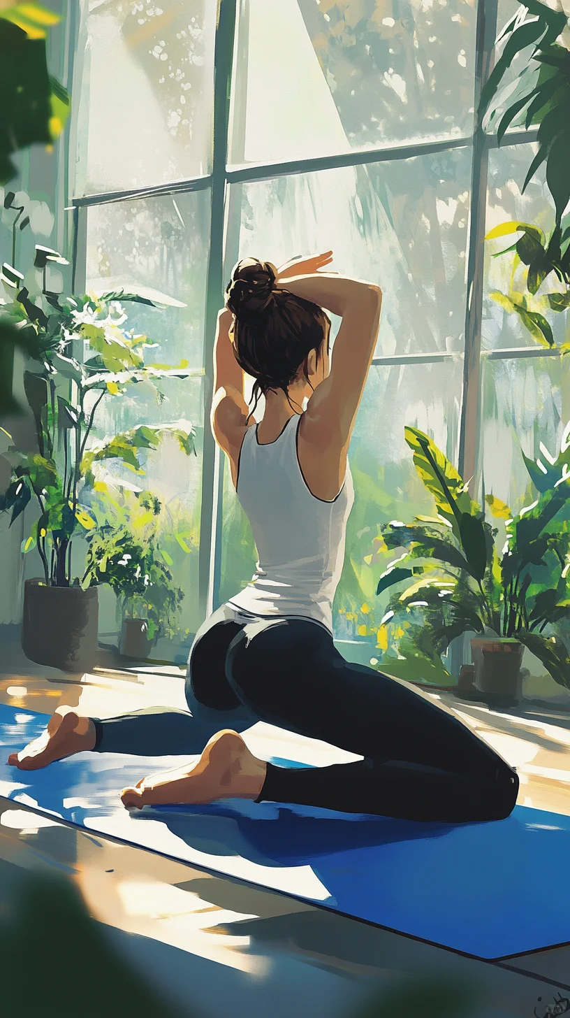 清晨铺开垫子，便与万物同步呼吸|瑜伽女孩