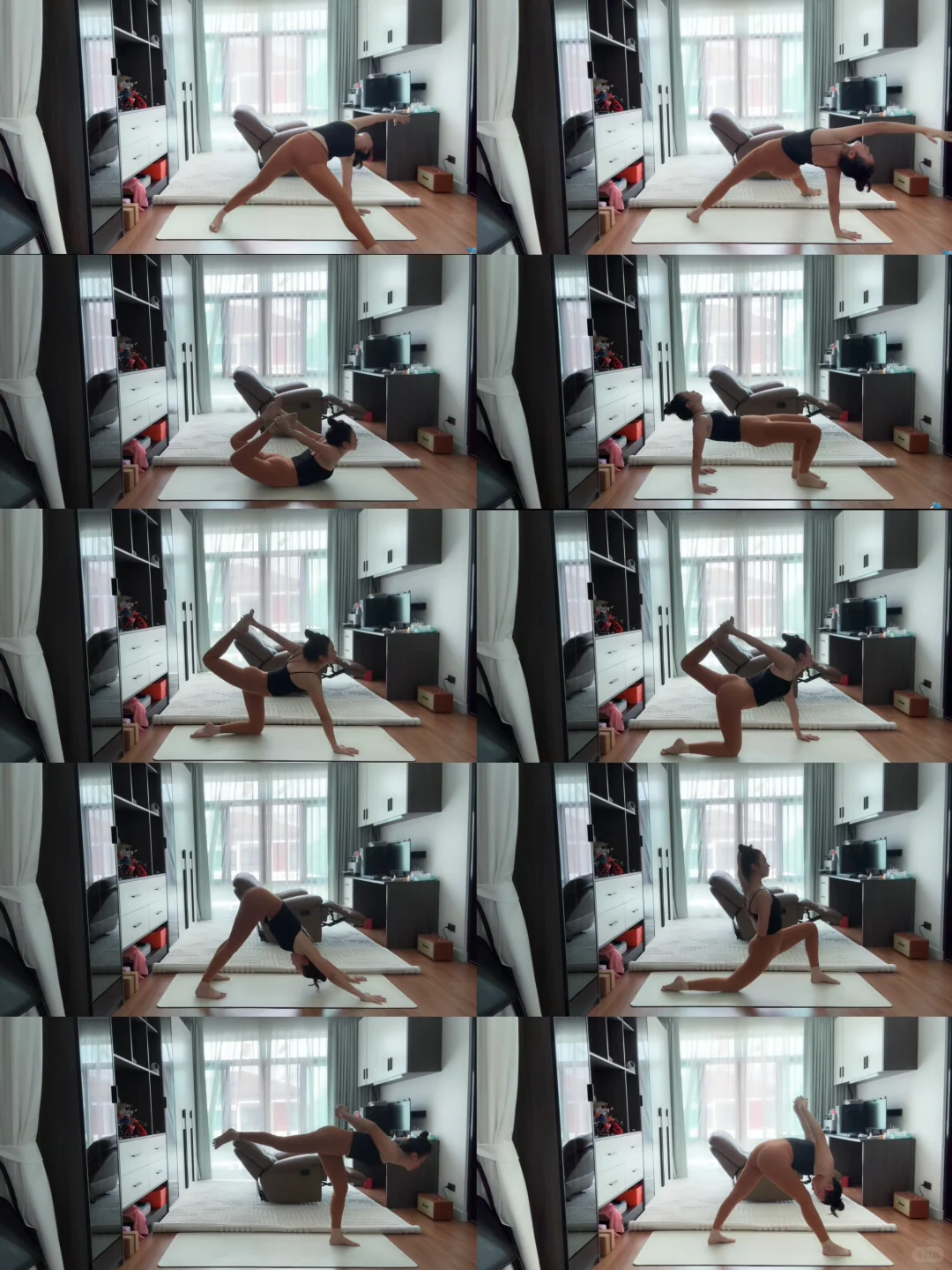 练瑜伽的女生yyds～～