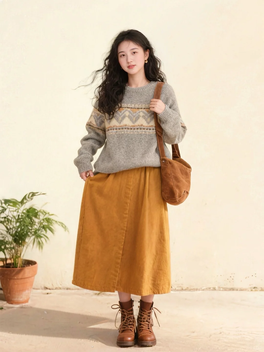 周末宅家氛围感穿搭，把松弛感焊在身上