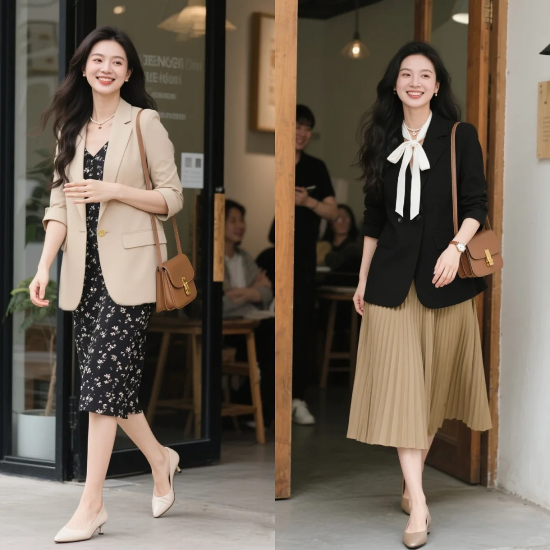 30＋| 秋天打工人的10套通勤合集📈