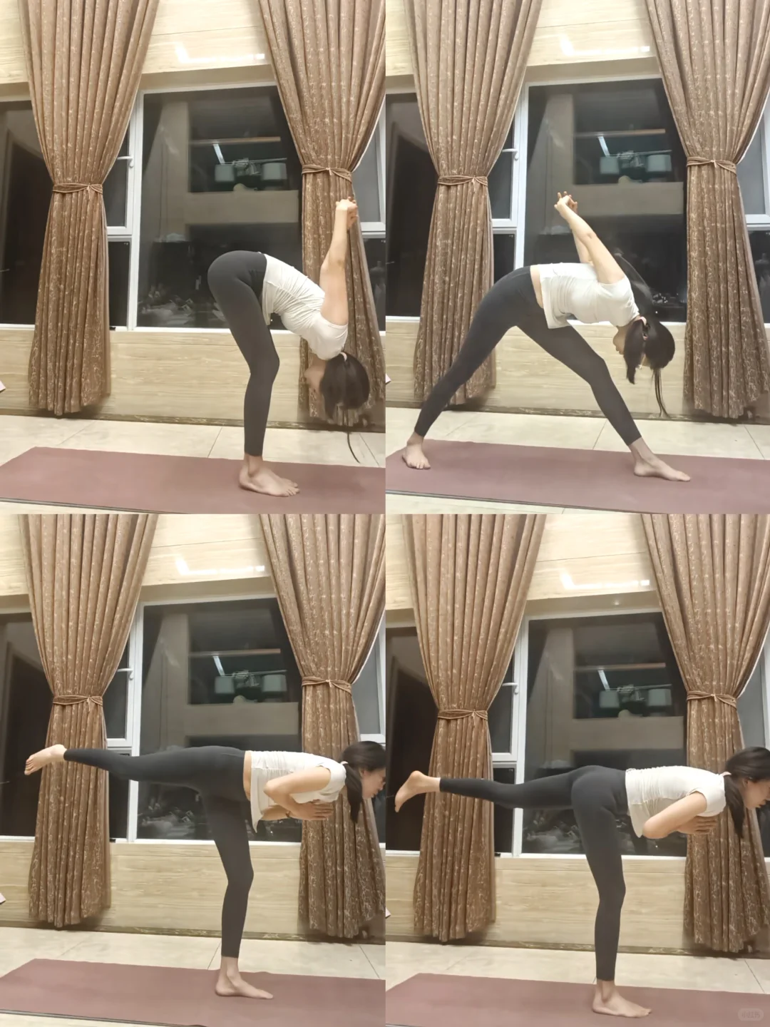 练瑜伽的女生yyds～～