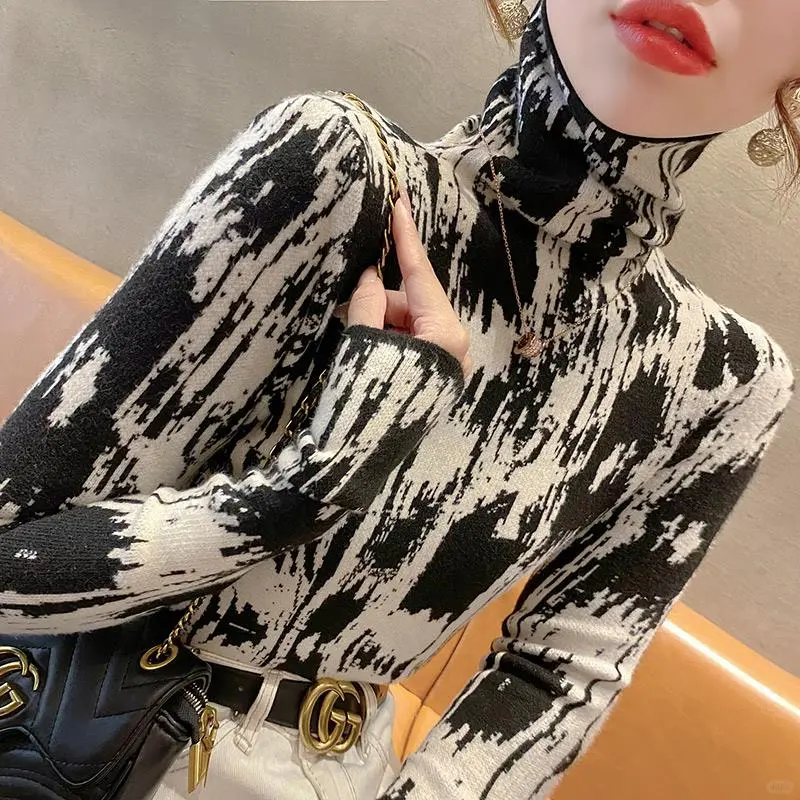 高领毛衣女打底衫秋冬洋气2025年新款☀️