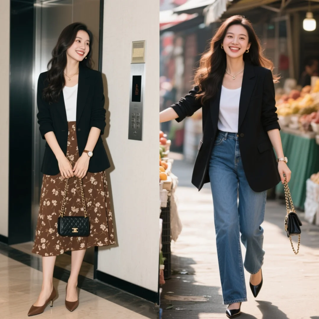 30＋| 秋天打工人的10套通勤合集📈