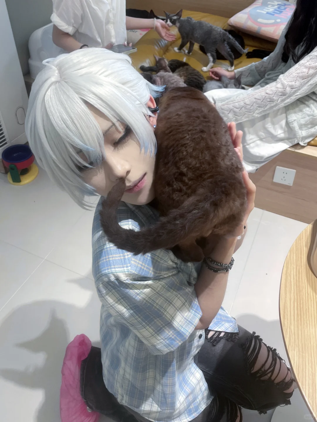 右滑看小咪私房照