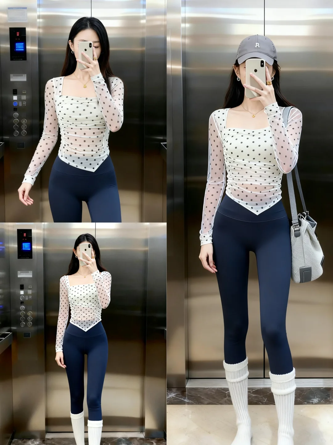 出发瑜伽馆！今天是“轻氧感”穿搭天花板🤍