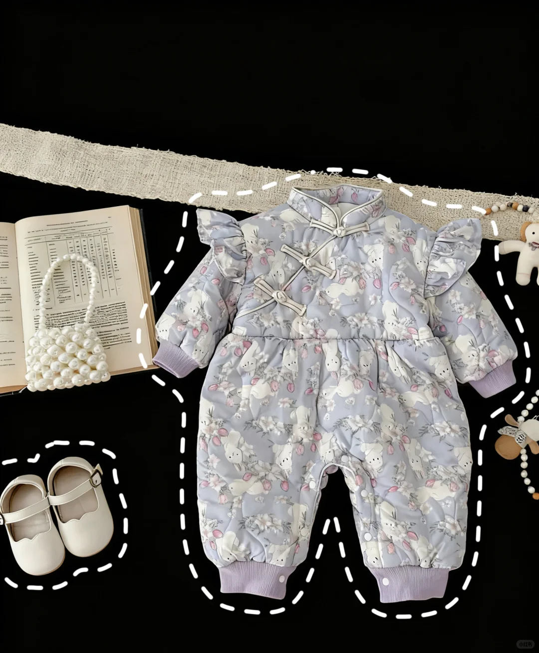 女儿的法式复古穿搭👧