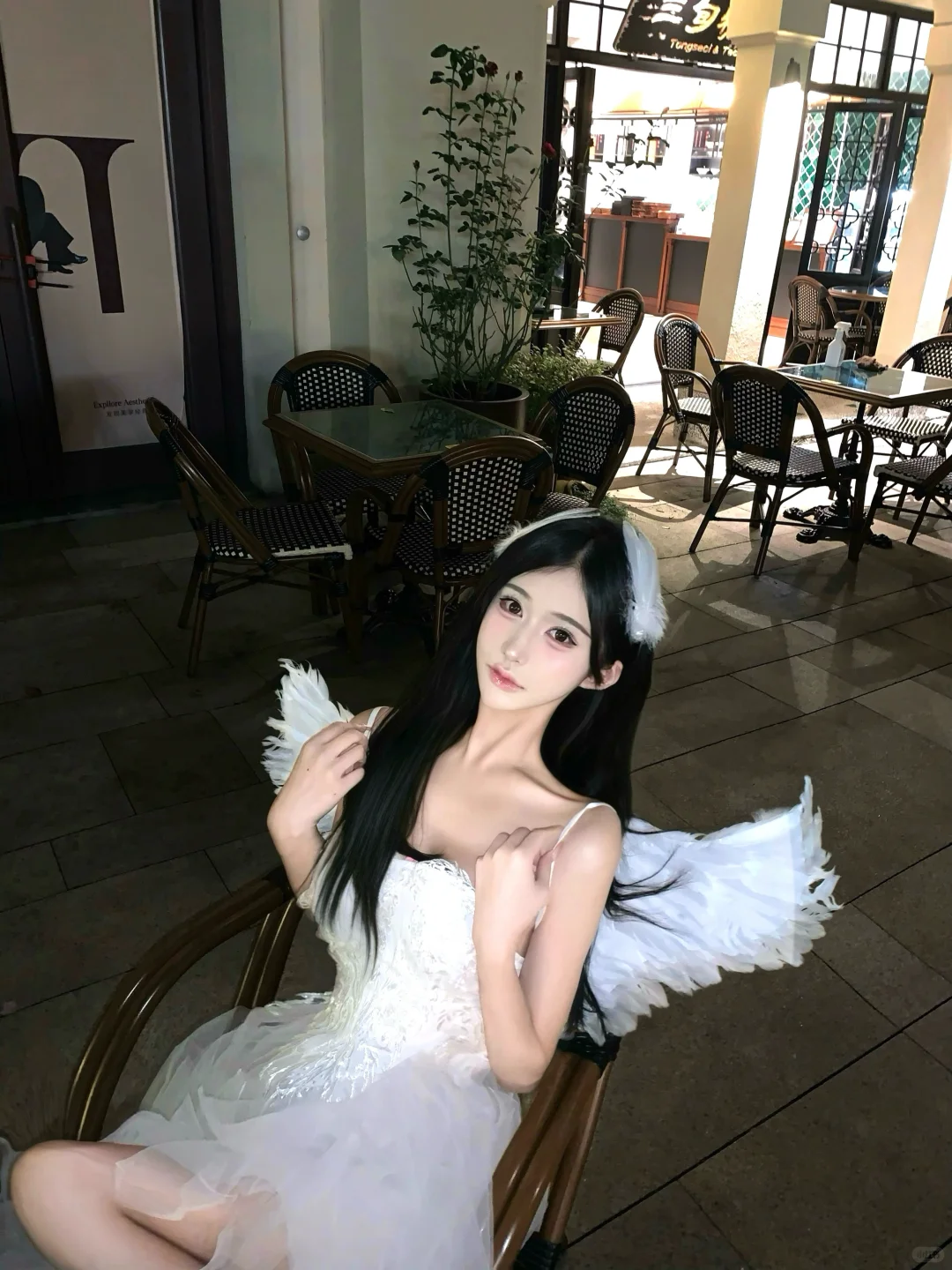 ts万圣节扮演天使👼